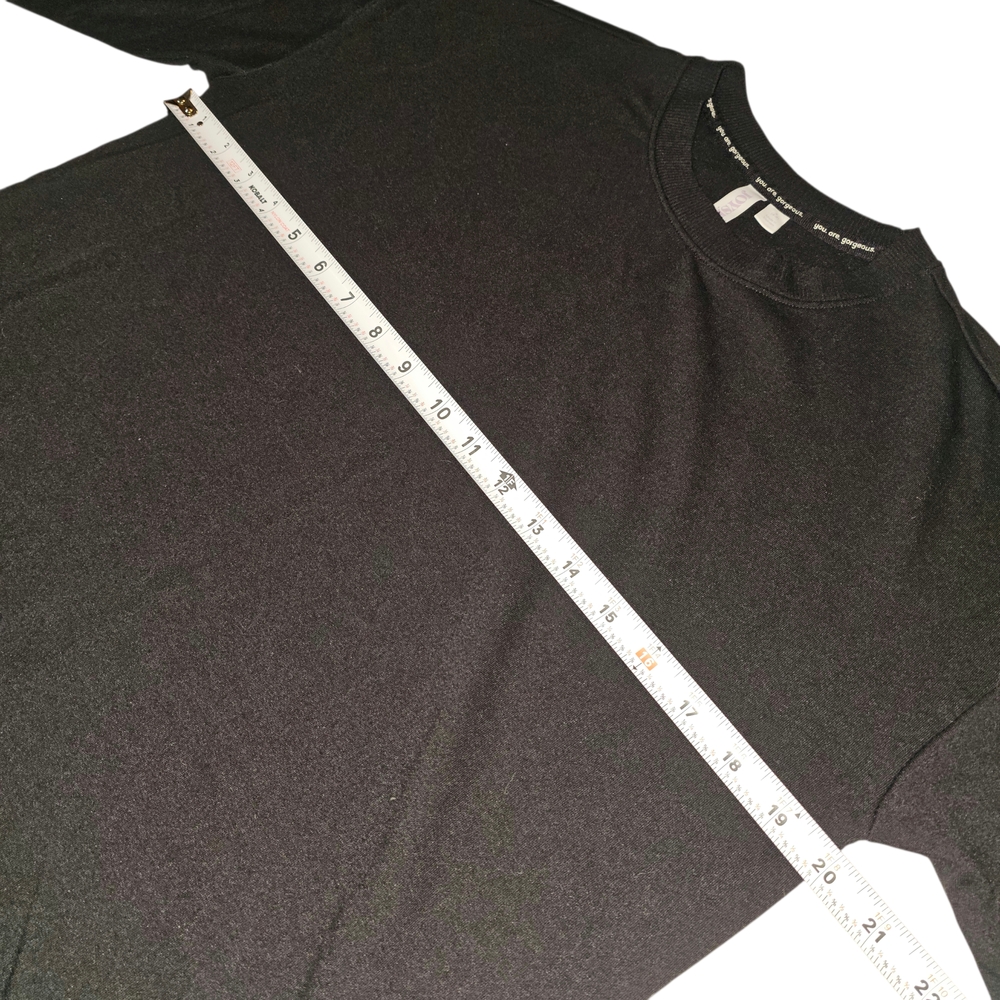 Joyspun Womens Black Soft Cozy Crewneck Sweatshirt Size Small 4 6 Pullover - Picture 6 of 6